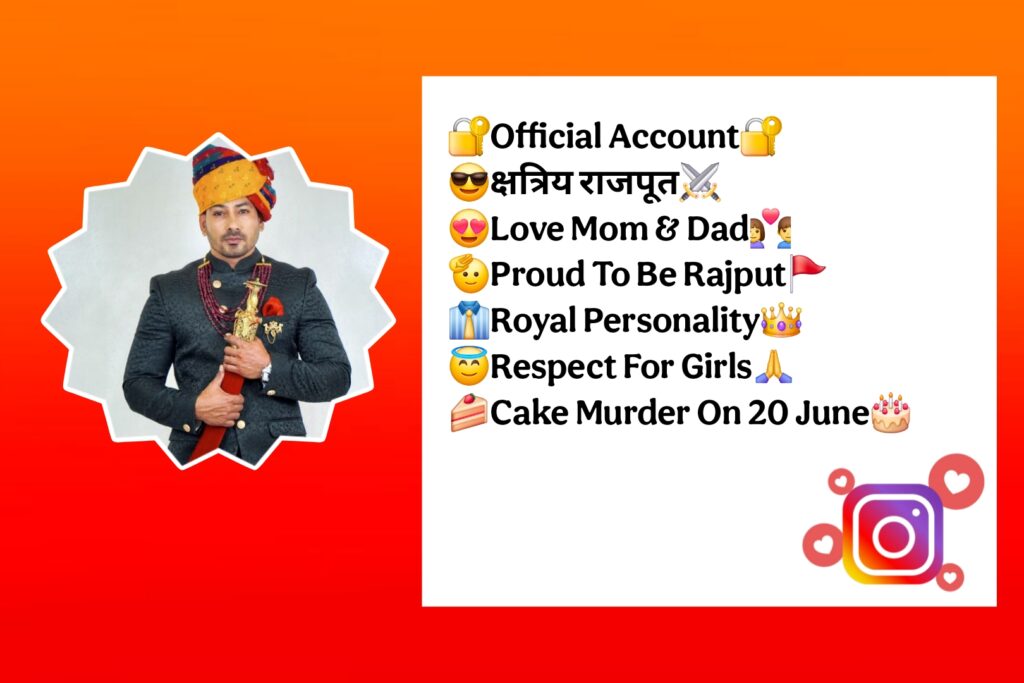 Rajput Bio For Instagram