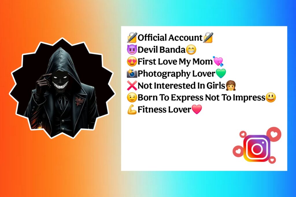 Devil Bio For Instagram
