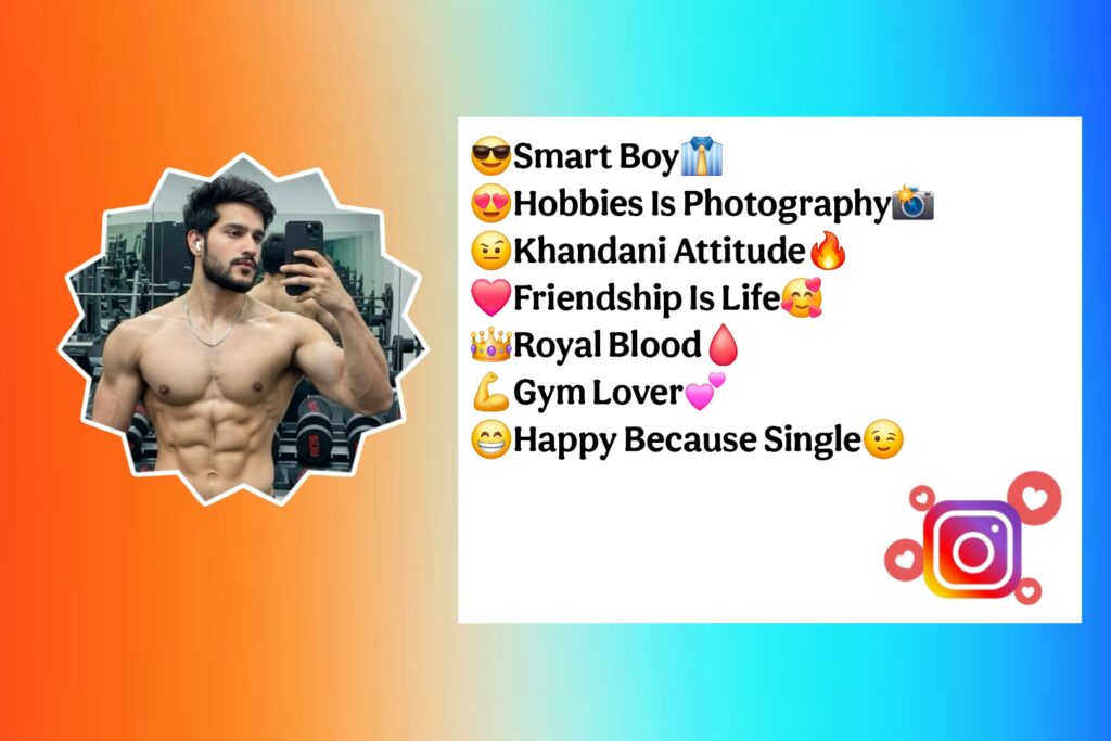 Gym Bio For Instagram For Boys Attitude