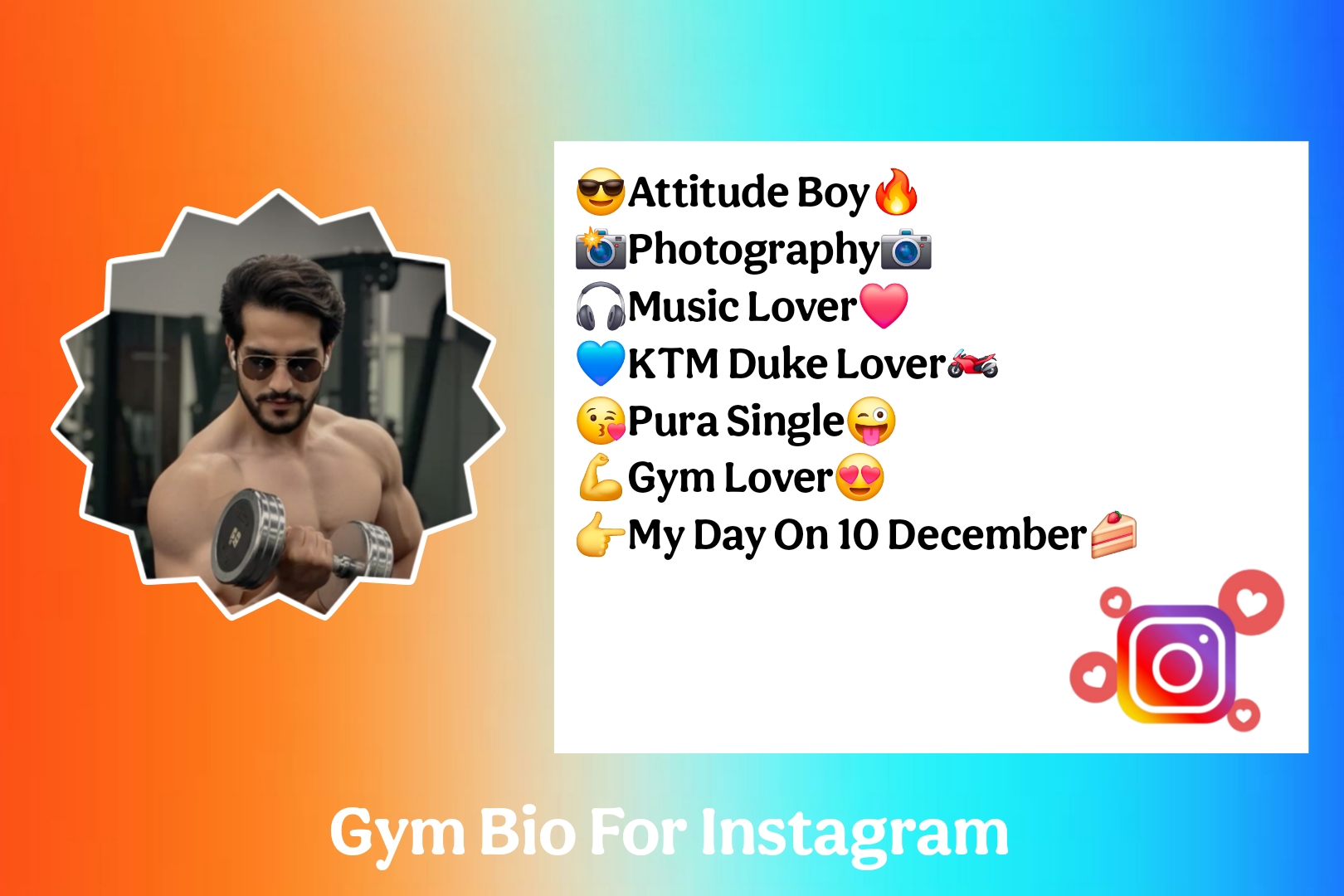 Gym Bio For Instagram