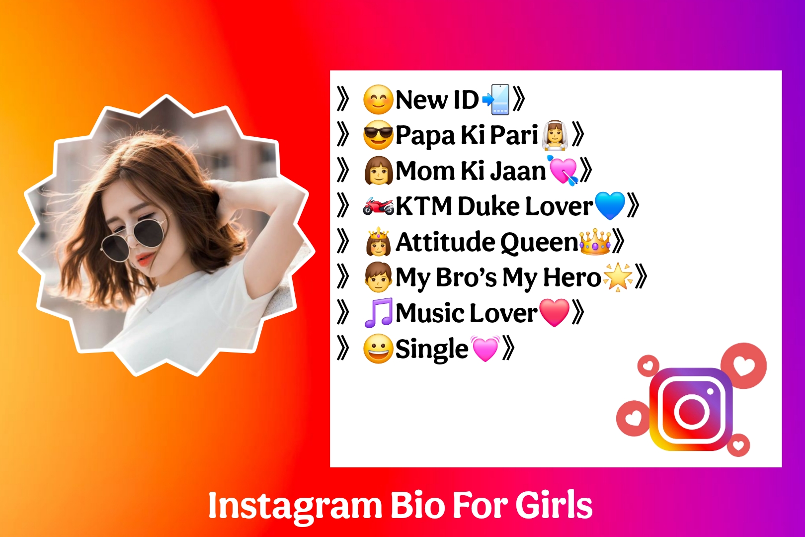 Instagram Bio For Girls