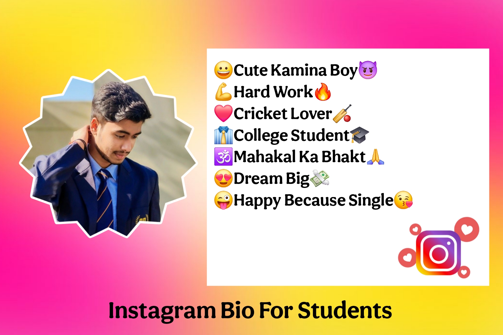 Instagram Bio For Students