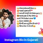 Instagram Bio in Gujarati
