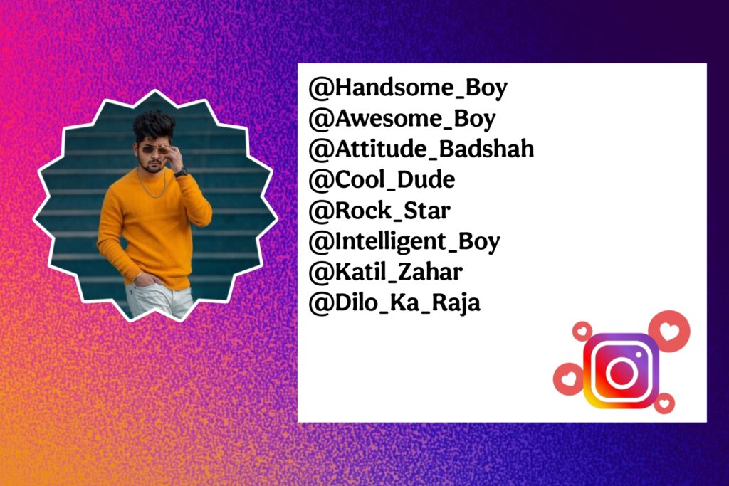 Instagram Id Names For Boys