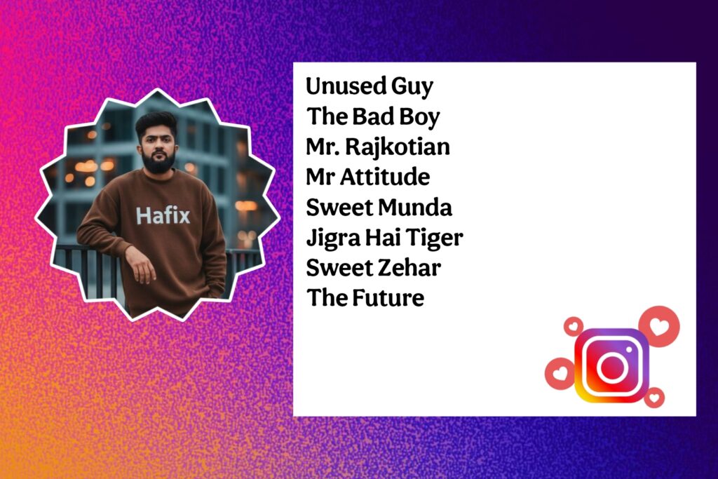 Awesome Username For Instagram For Boys