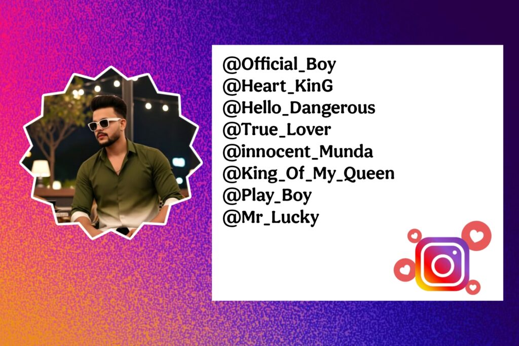 Best Instagram Username For Boys